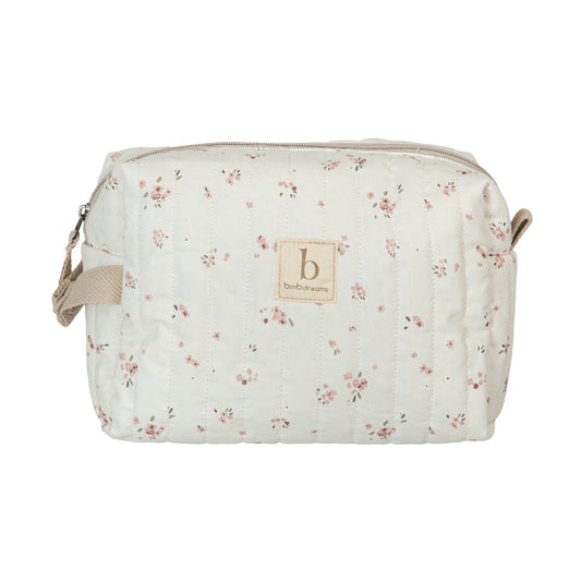 Neceser bebé Monet Blanco Rosa 20x34x8*