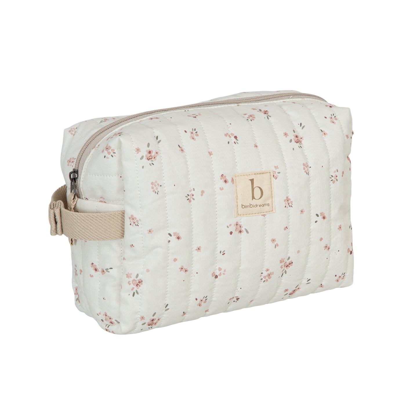 Neceser bebé Monet Blanco Rosa 20x34x8*