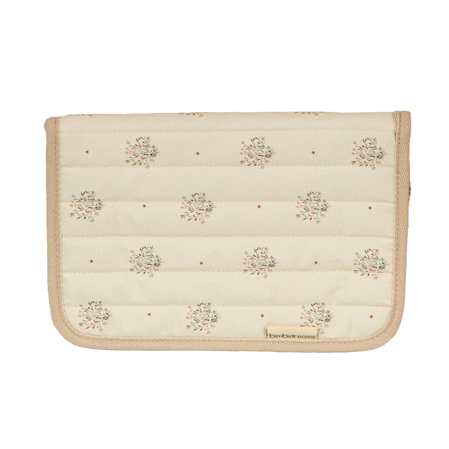 Portadocumentos Cornelia Blanco Verde 26x19x2