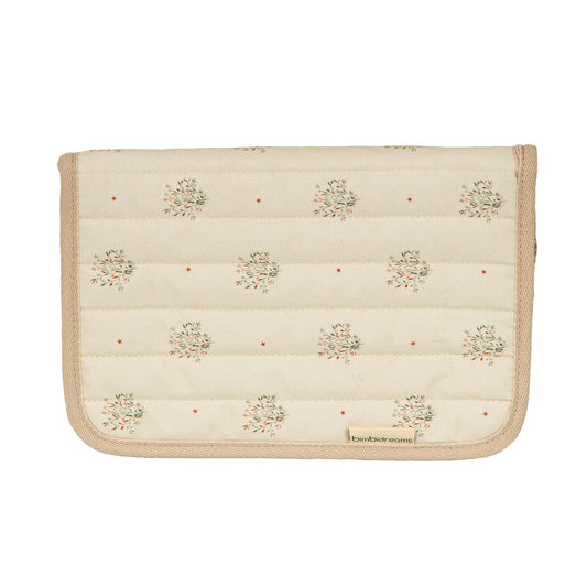 Portadocumentos Cornelia Blanco Verde 26x19x2