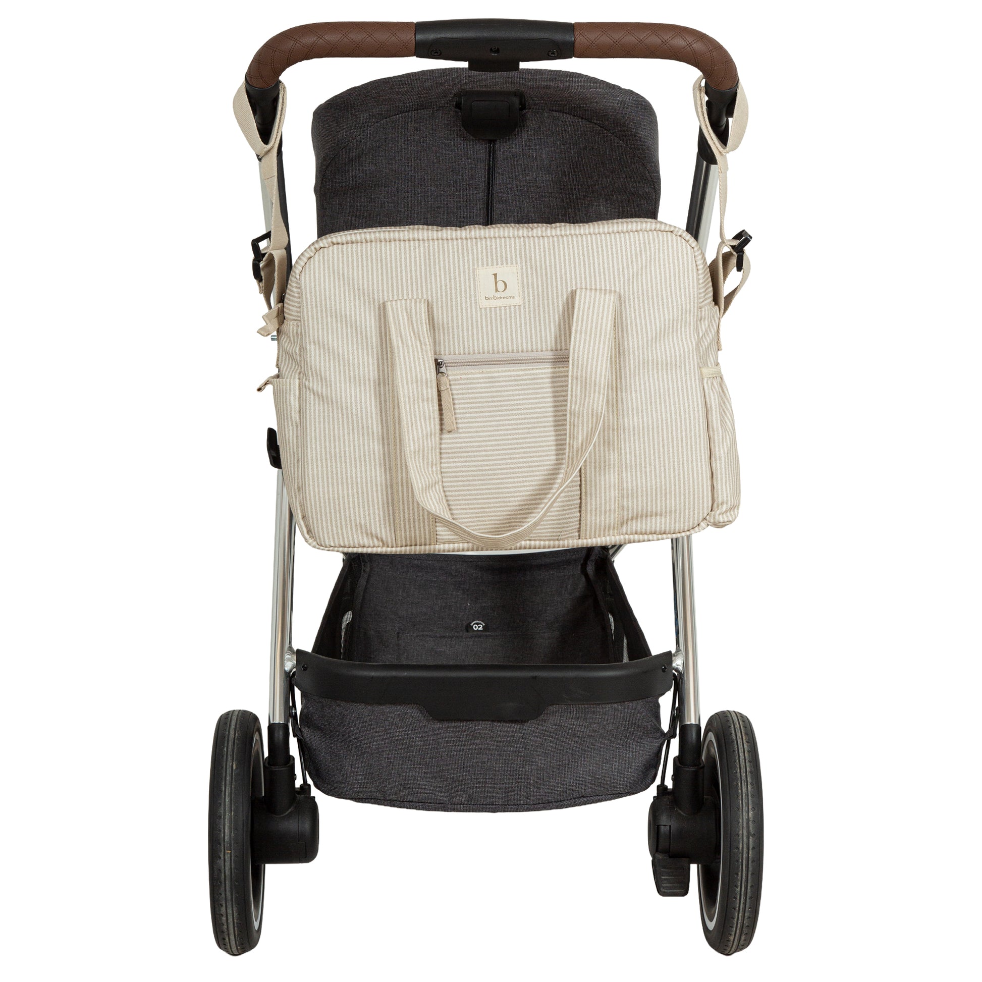 Bolso maternal  Veneto Blanco Lino 40x34x18*