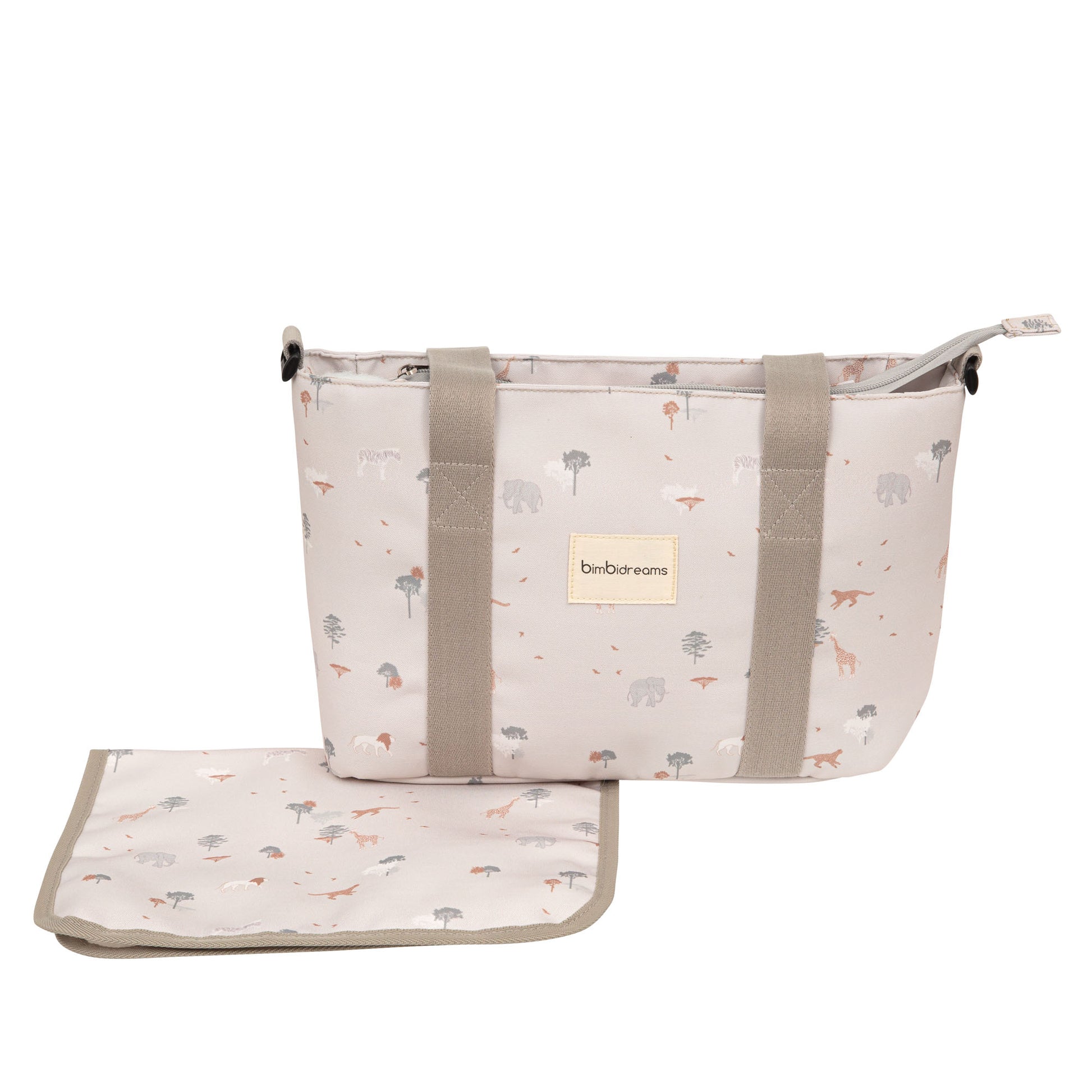 Crossbody con cambiador Nairobi Lino 37x24x13 - 52x32