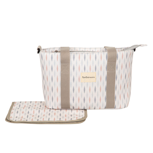 Crossbody con cambiador Etnic Beig 37x24x13 - 52x32