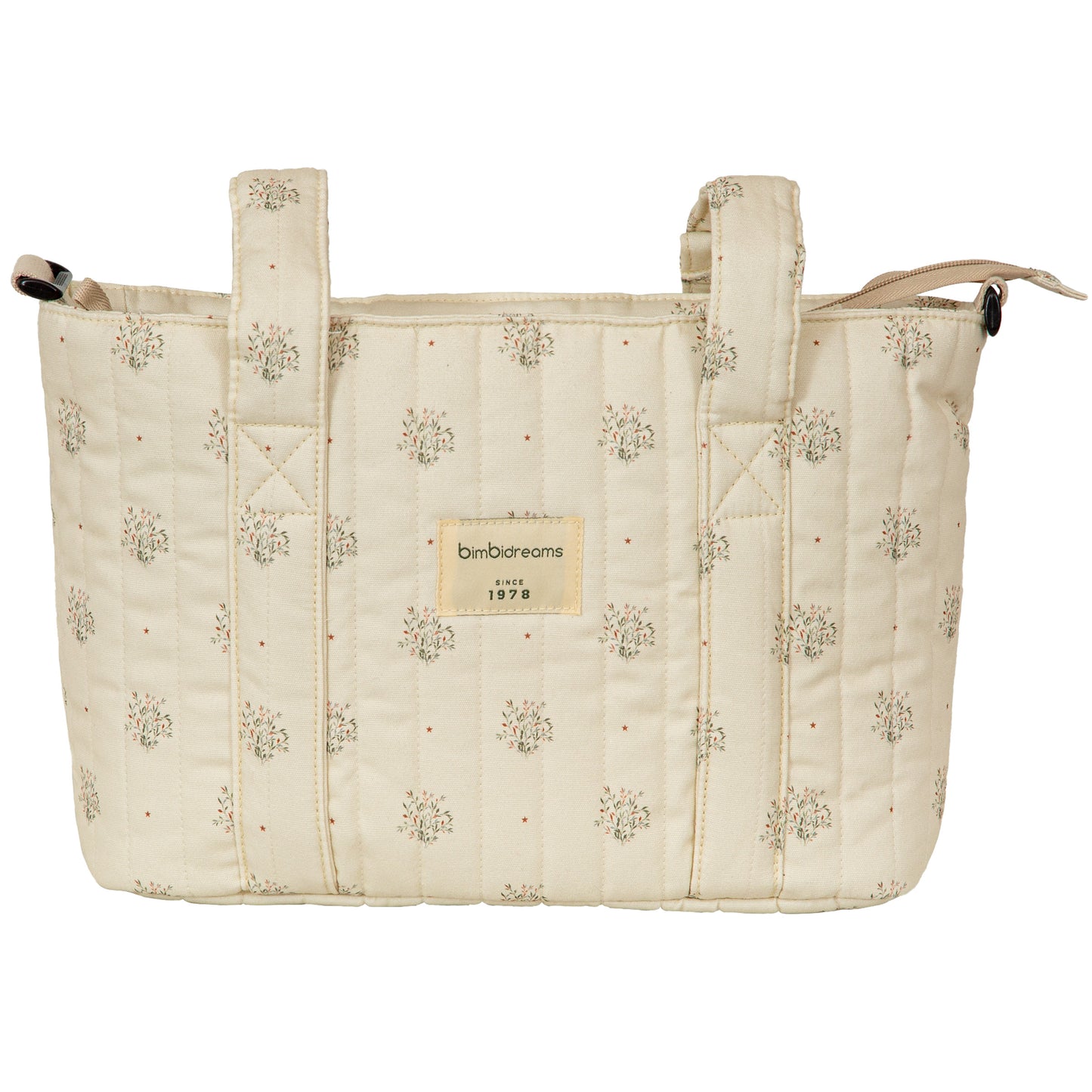 Crossbody con cambiador Cornelia Blanco Verde 37x24x13 - 52x32