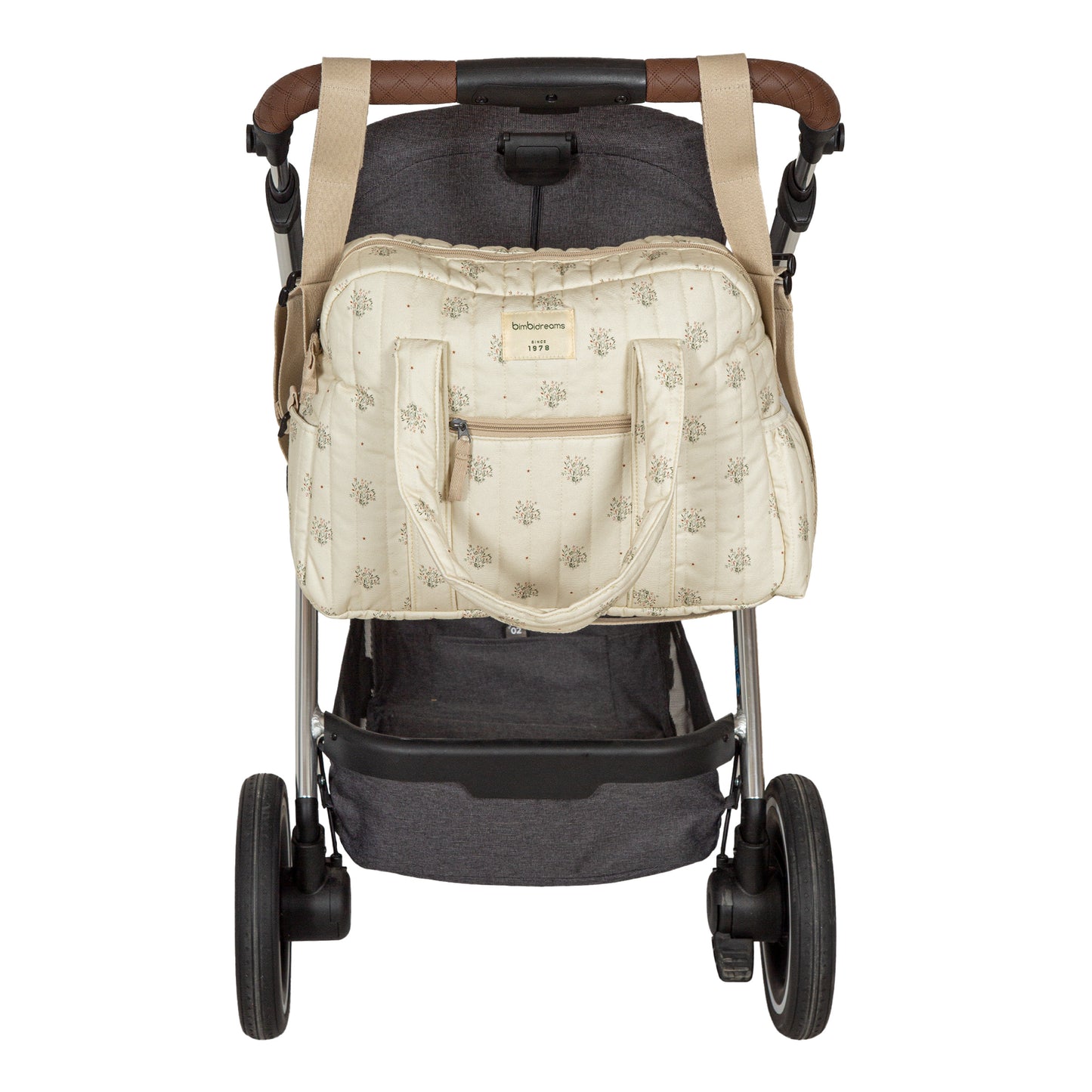 Crossbody con cambiador Cornelia Blanco Verde 37x24x13 - 52x32