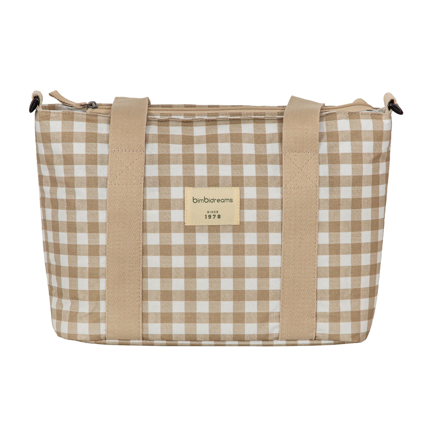 Crossbody con cambiador Vichi Blanco Lino 37x24x13 - 52x32