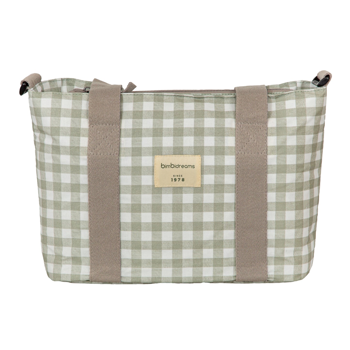 Crossbody con cambiador Vichi Blanco Verde 37x24x13 - 52x32