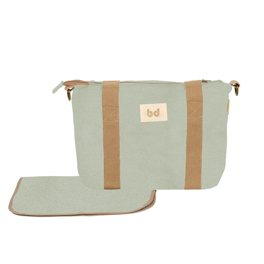 Crossbody con cambiador Milano Verde 37x24x13 - 52x32