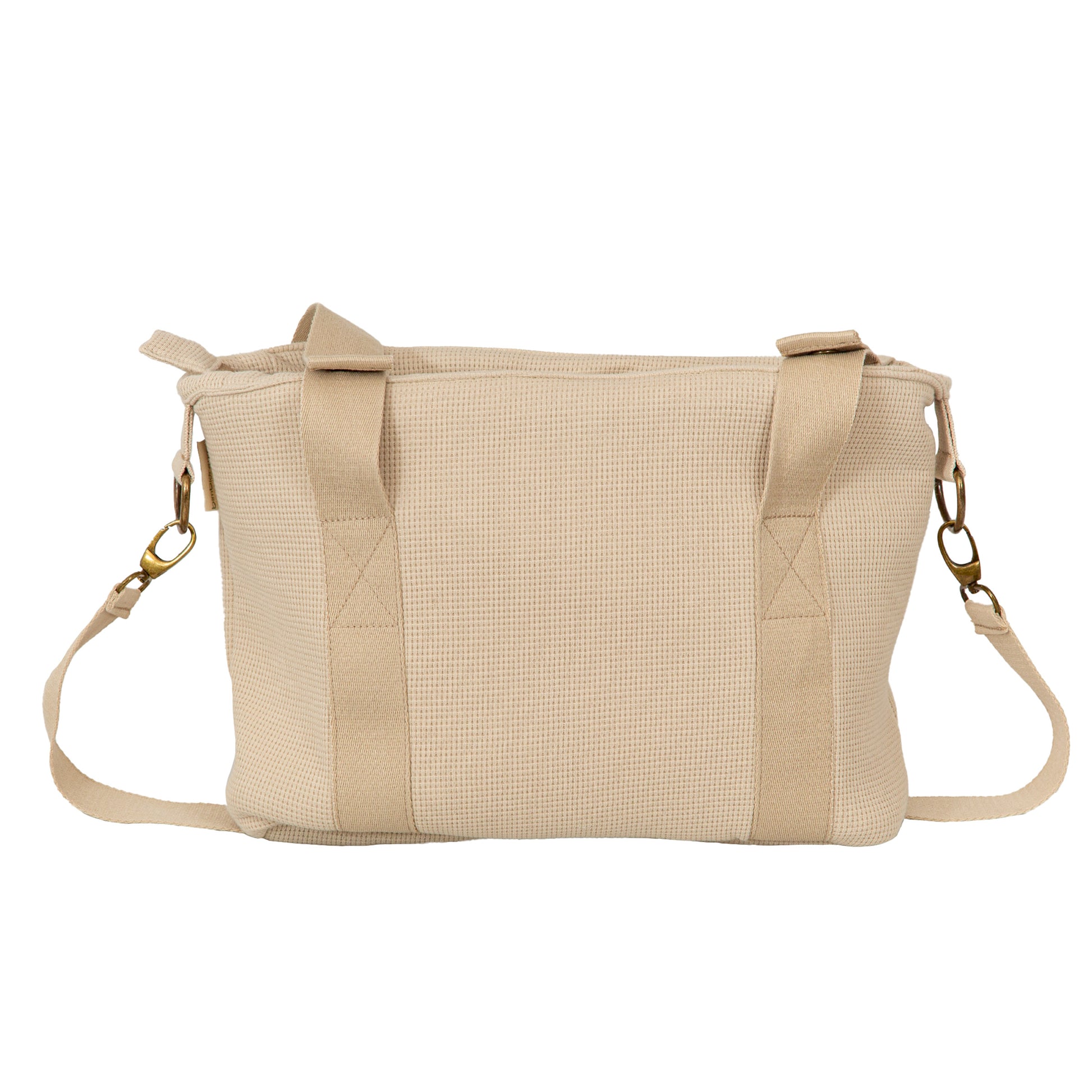 Crossbody con cambiador Waffle Lino 37x24x13 - 52x32