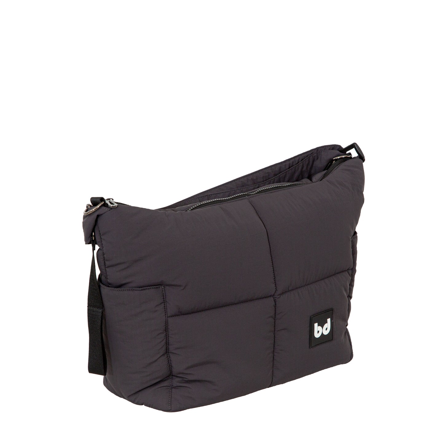 Urban bag con cambiador Grenoble Negro 35x29x15 - 52x32