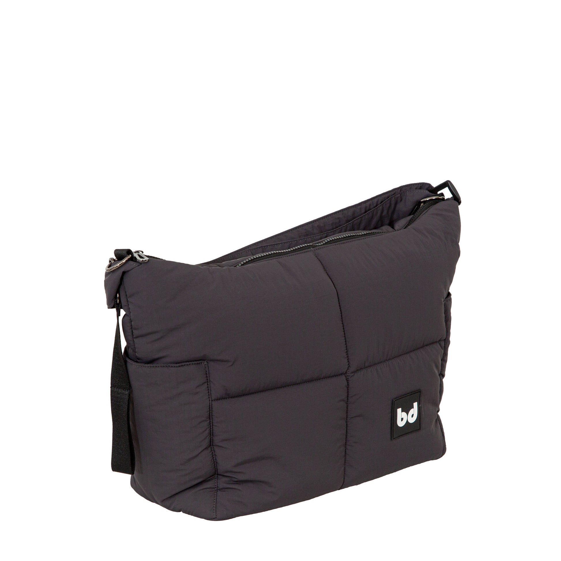 Urban bag con cambiador Grenoble Negro 35x29x15 - 52x32