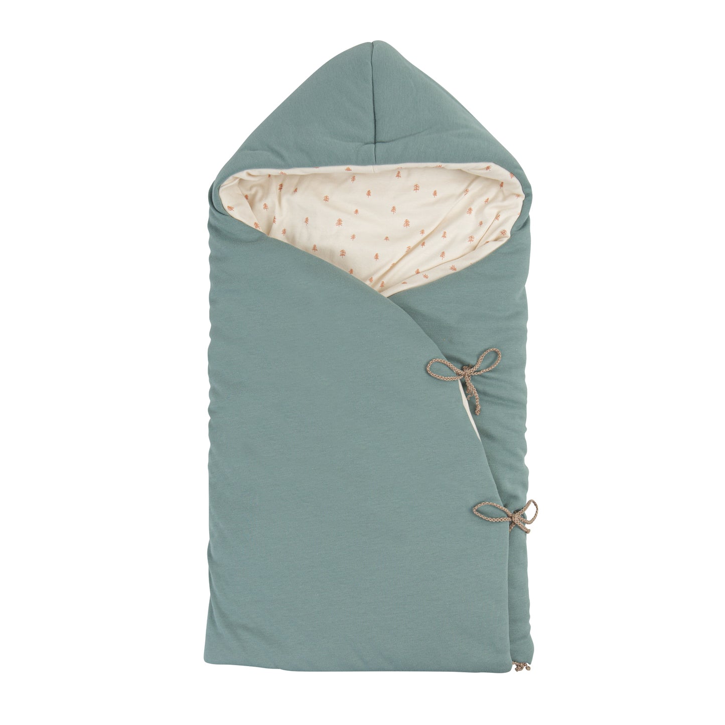 Saco arrullo con capucha Wonderland Crudo 44x88