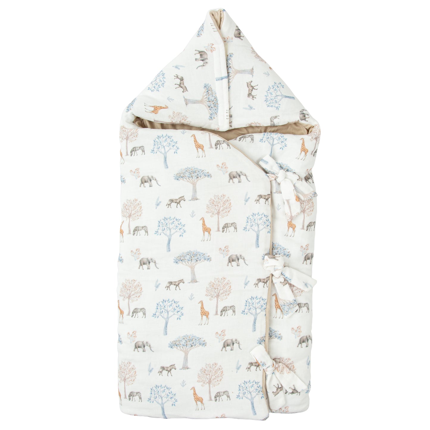 Saco arrullo con capucha Tanzania Multicolor