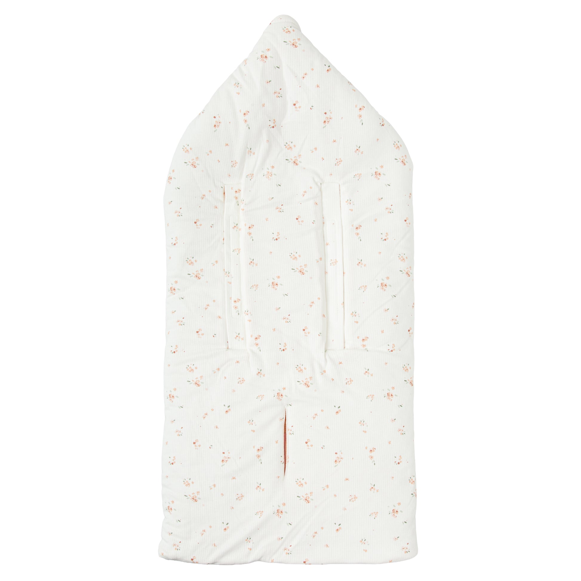 Saco arrullo con capucha Monet Blanco Rosa