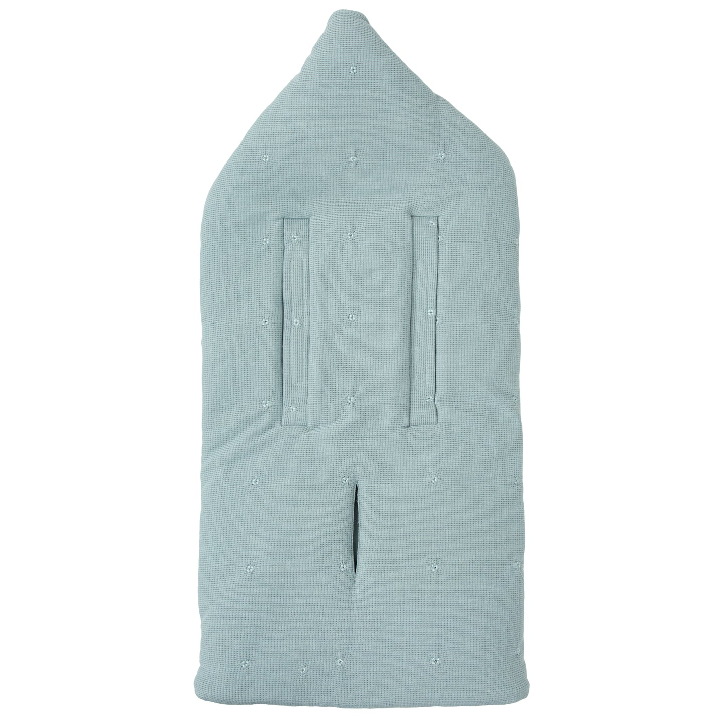Saco arrullo con capucha Waffle Azul 44x88