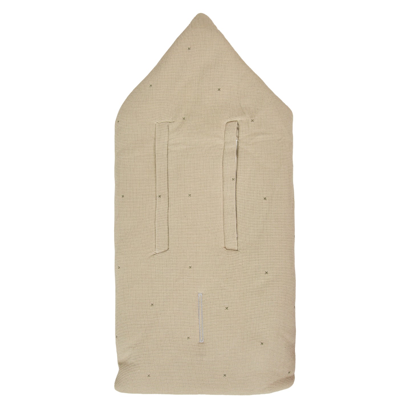 Saco arrullo con capucha Waffle Verde 44x88