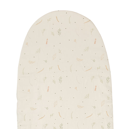 Bajera cuna algodon 100% Botanic Beig Coche (40x80) 2