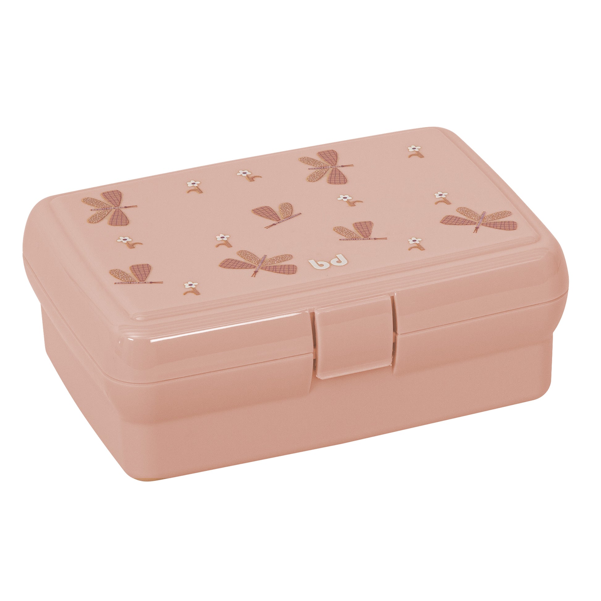 Caja Almuerzo Dragonfly Rosa 16x12x6