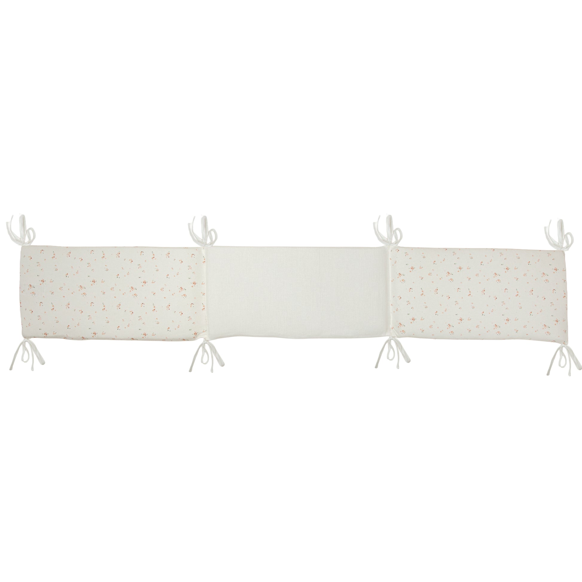 Protector de Cuna Monet Blanco Rosa Cuna 60-70 (30x190x3)