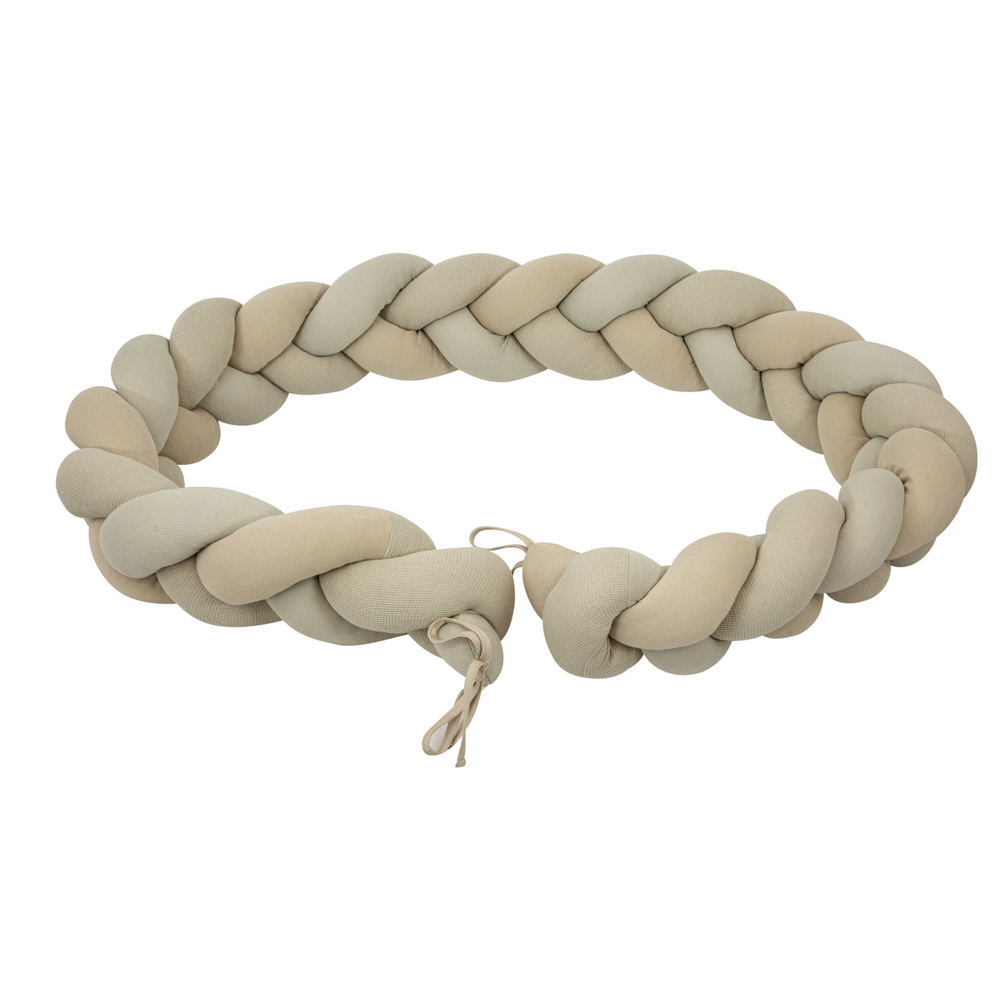 Protector de cuna trenza Texture Verde 230 cm