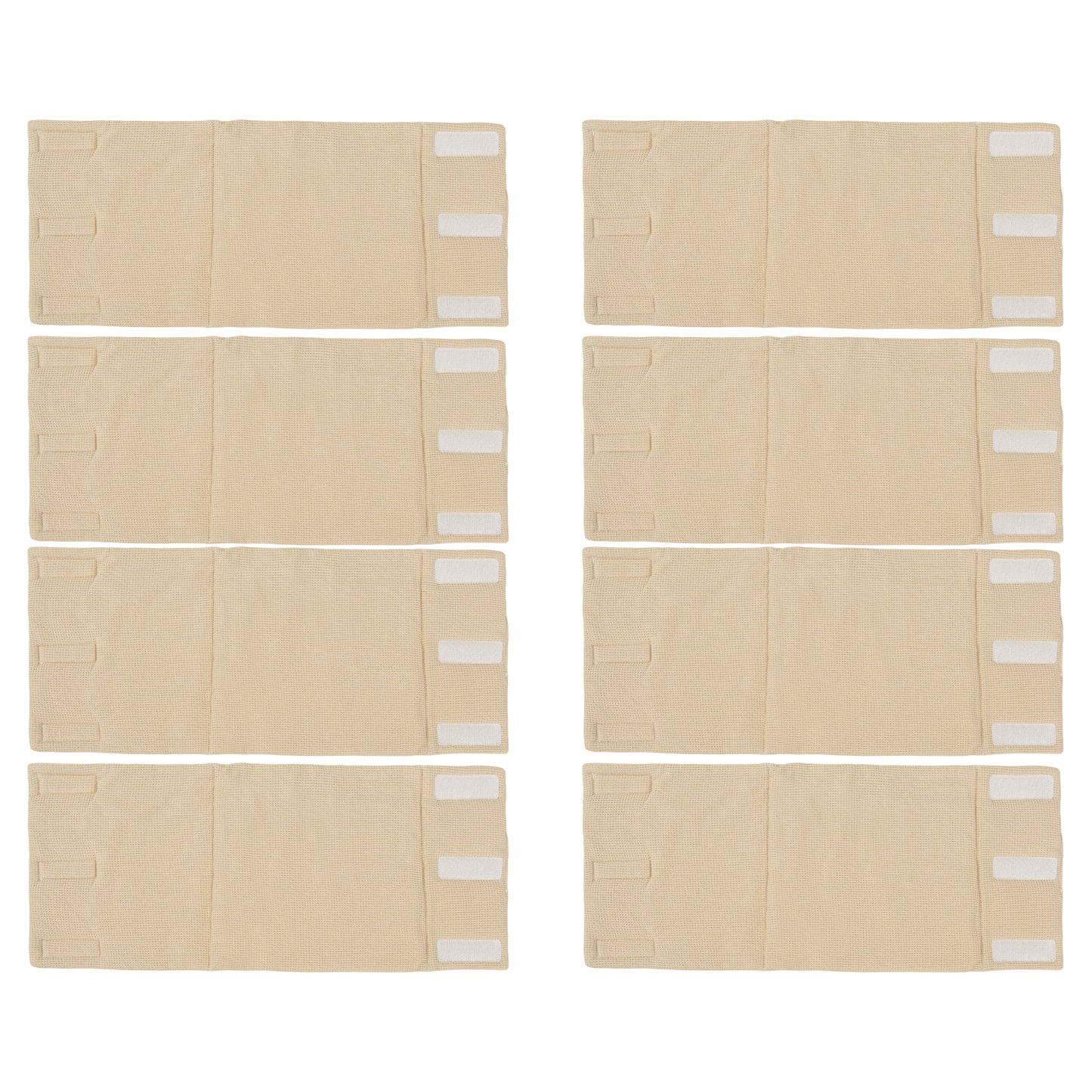 Protector de cuna paneles Texture Lino 8x(22x70)