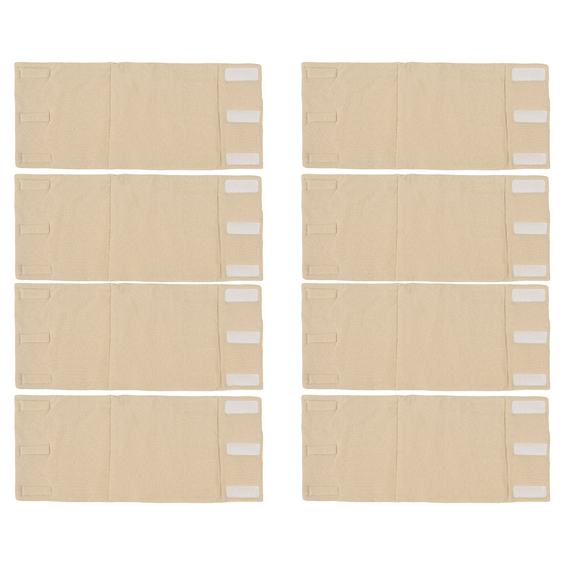 Protector de cuna paneles Texture Lino 8x(22x70)