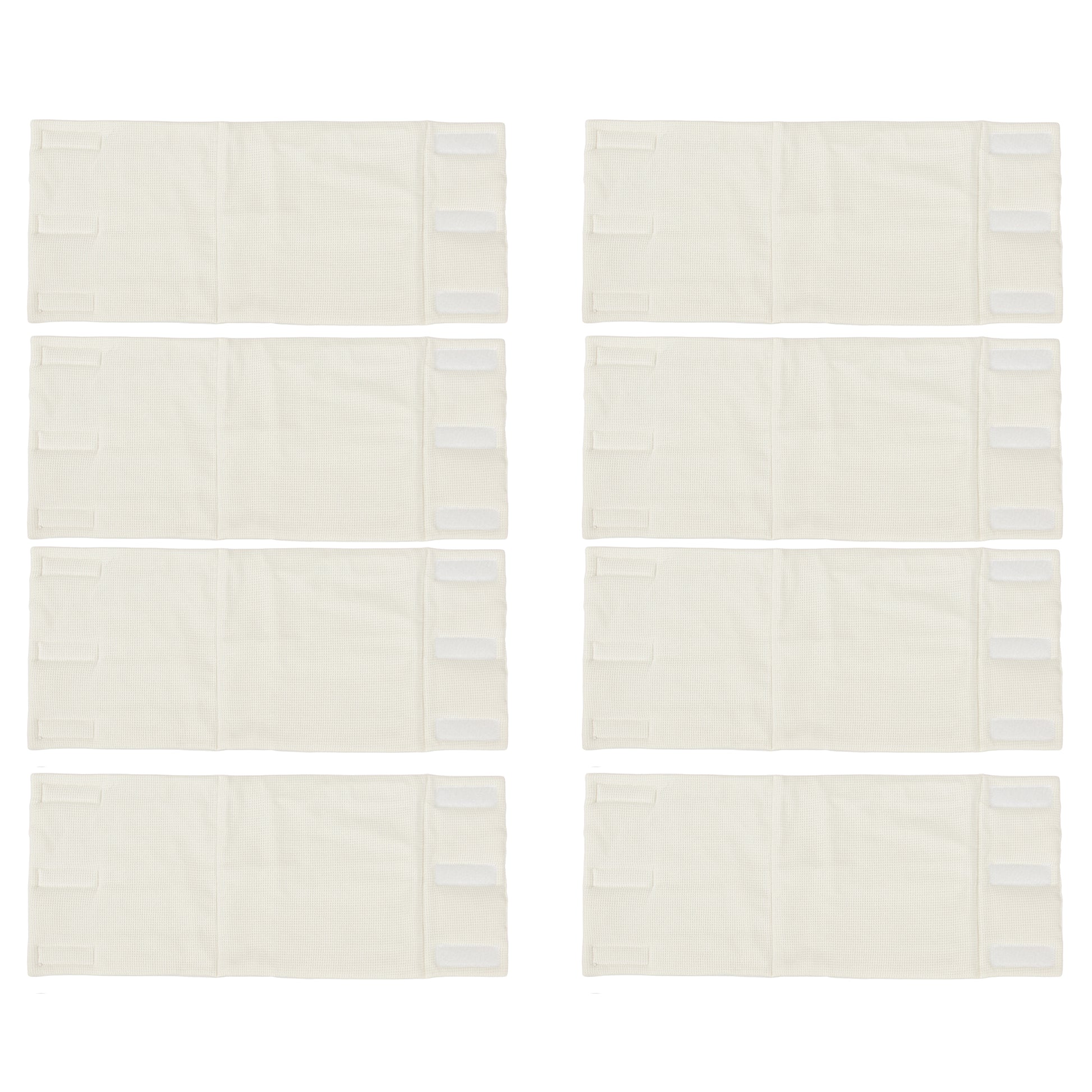 Protector de cuna paneles Texture Blanco 8x(22x70)