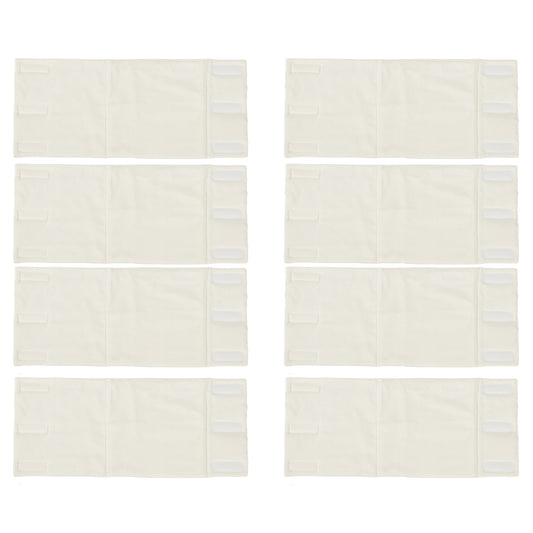 Protector de cuna paneles Texture Blanco 8x(22x70)