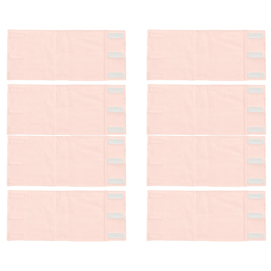 Protector de cuna paneles Texture Rosa 8x(22x70)