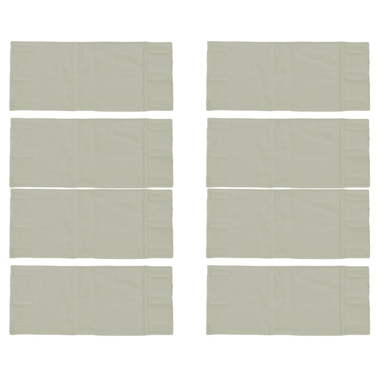 Protector de cuna paneles Texture Verde 8x(22x70)