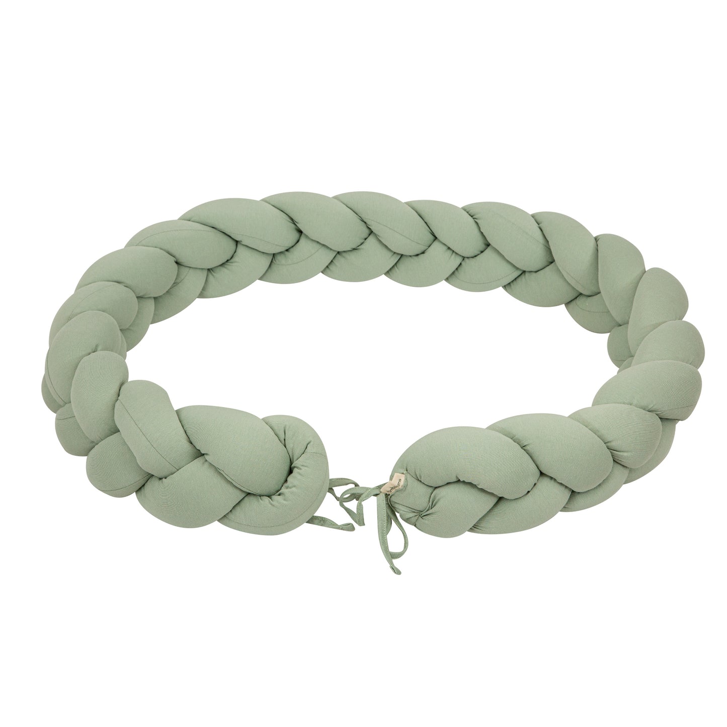 Protector de cuna trenza Basics Verde 200 cm