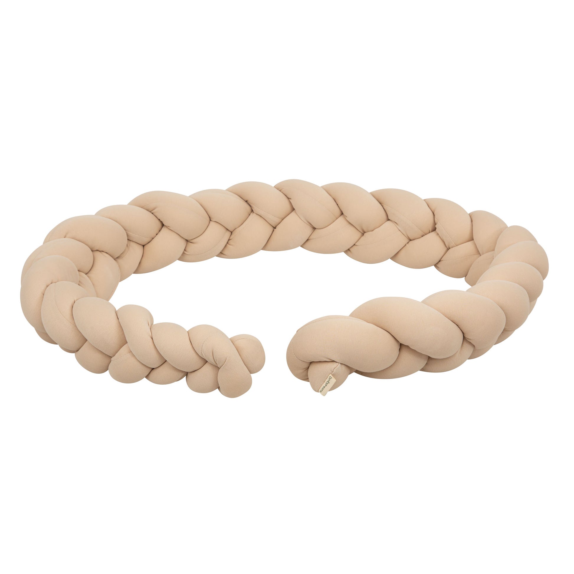 Protector de cuna trenza Basics Beig 300 cm