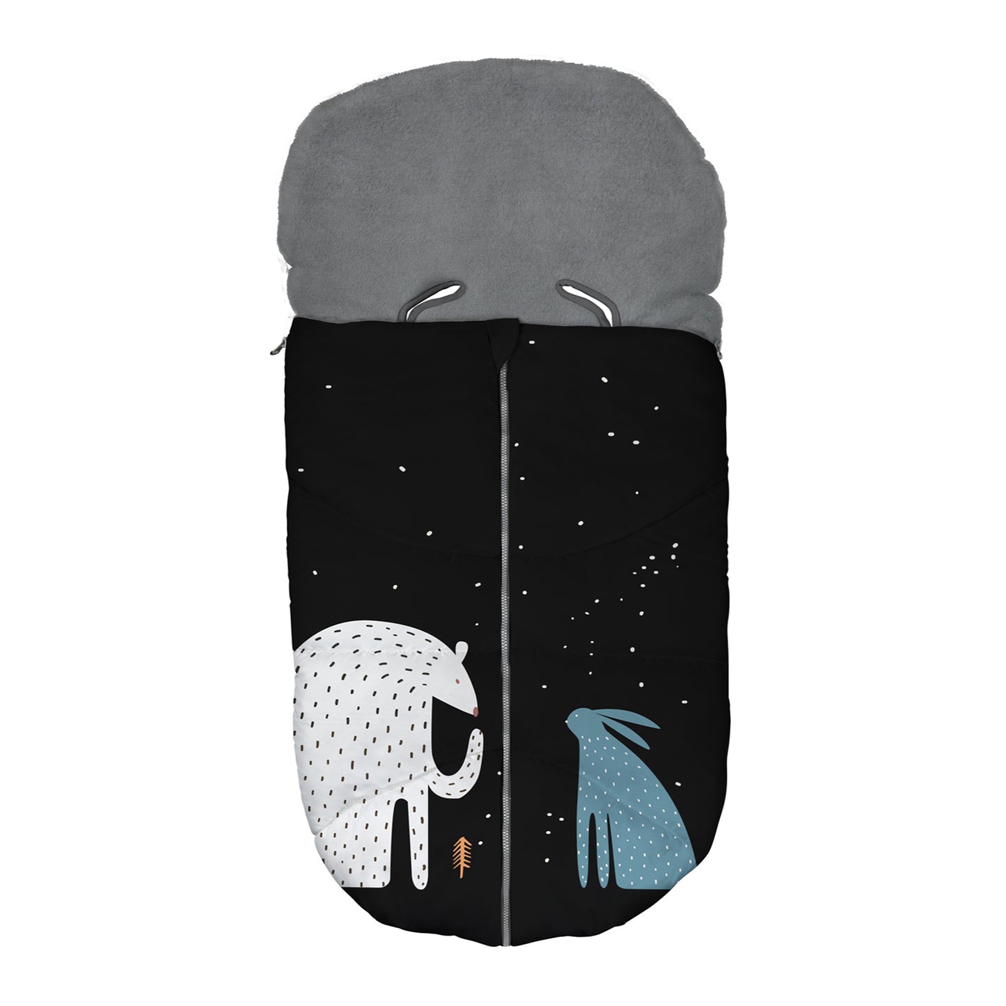 Saco Carro Universal - Invierno Microlina Kids Negro 50x90