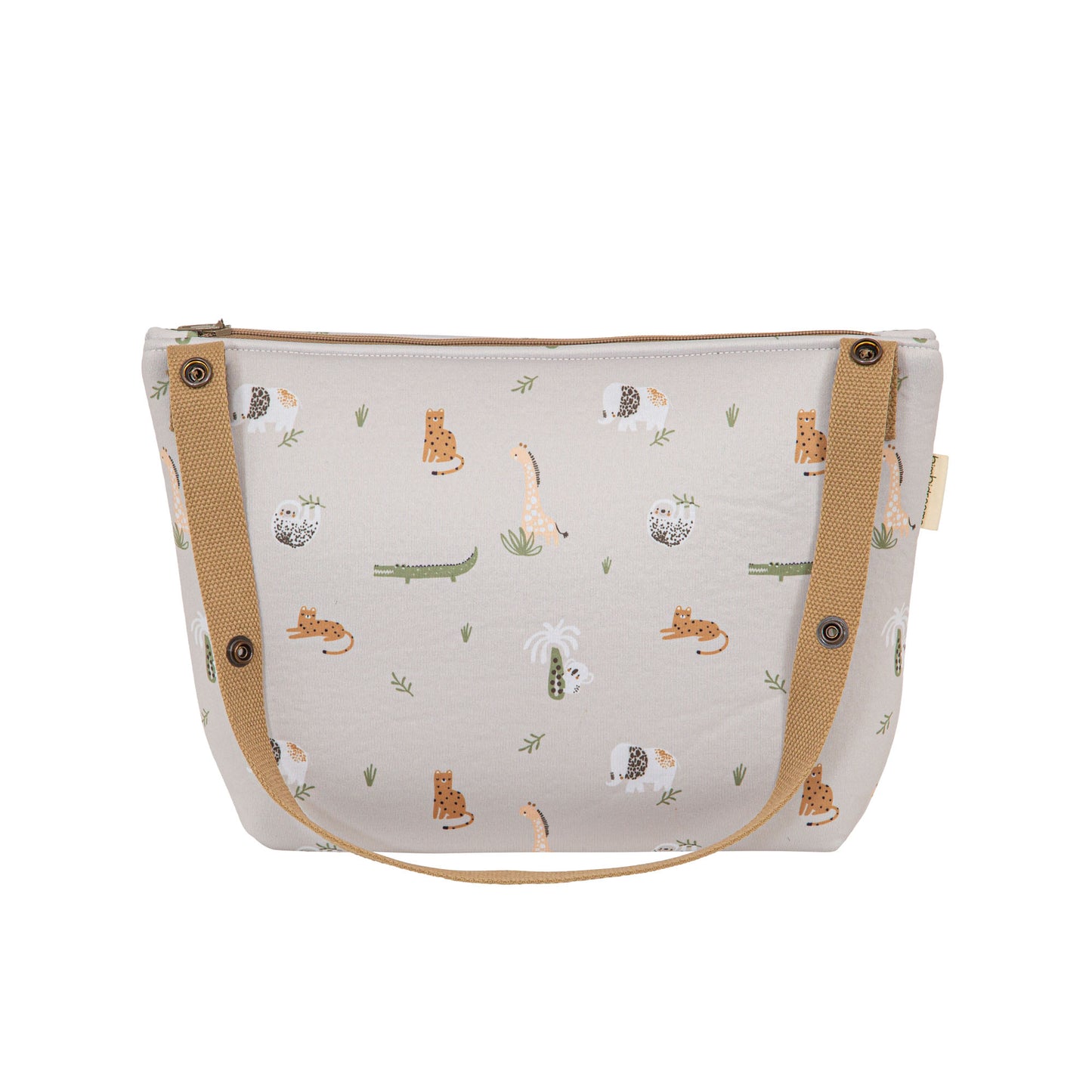 Bolso maternal organizador Animalia Lino 33x22x14 3