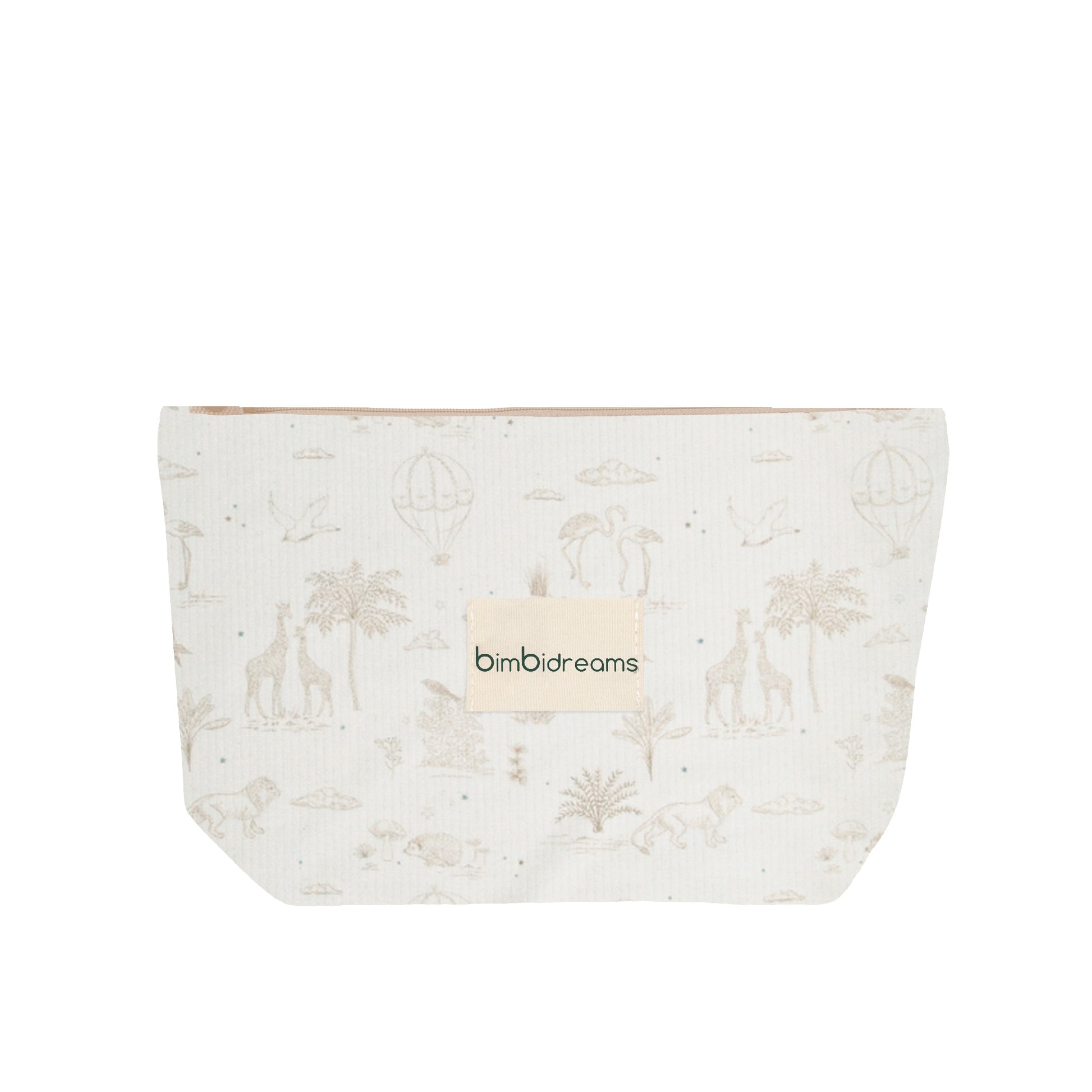 Bolso maternal organizador Noe Blanco Lino 33x22x14