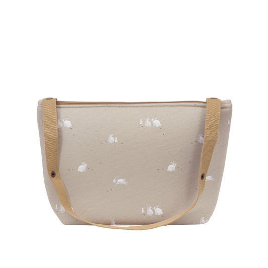 Bolso maternal organizador Bunny GB Gris Beig 33x22x14 2