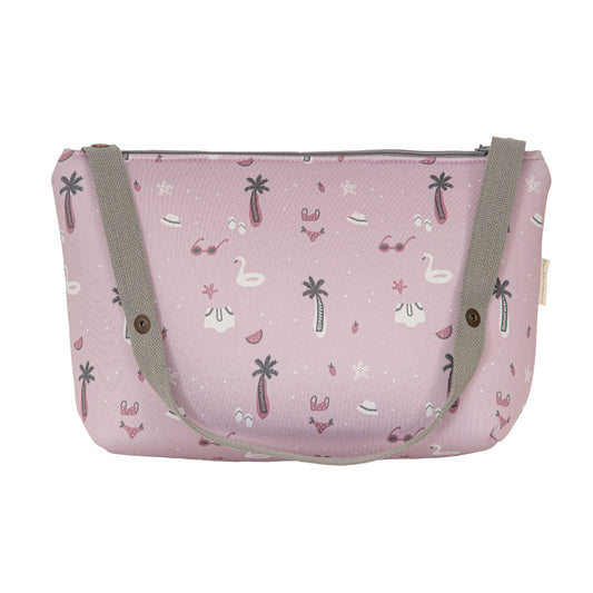 Bolso maternal organizador Hawai Lila 33x22x14 2