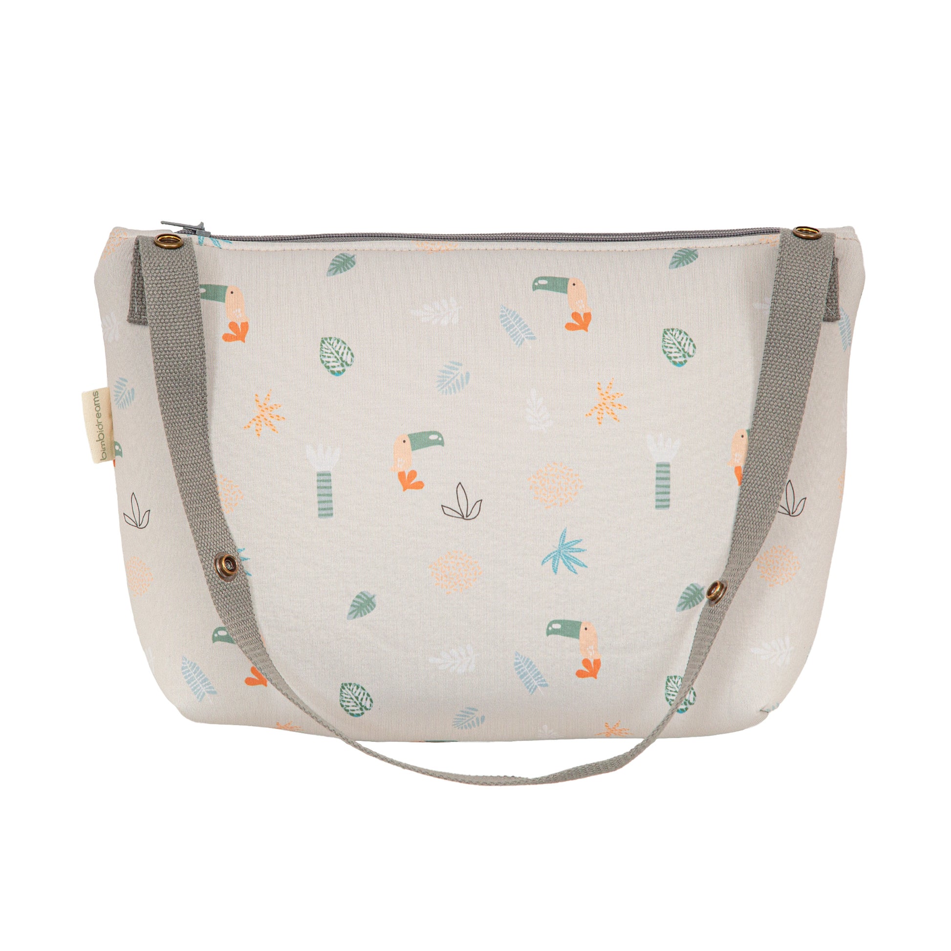 Bolso maternal organizador Tucan Gris 33x22x14 2