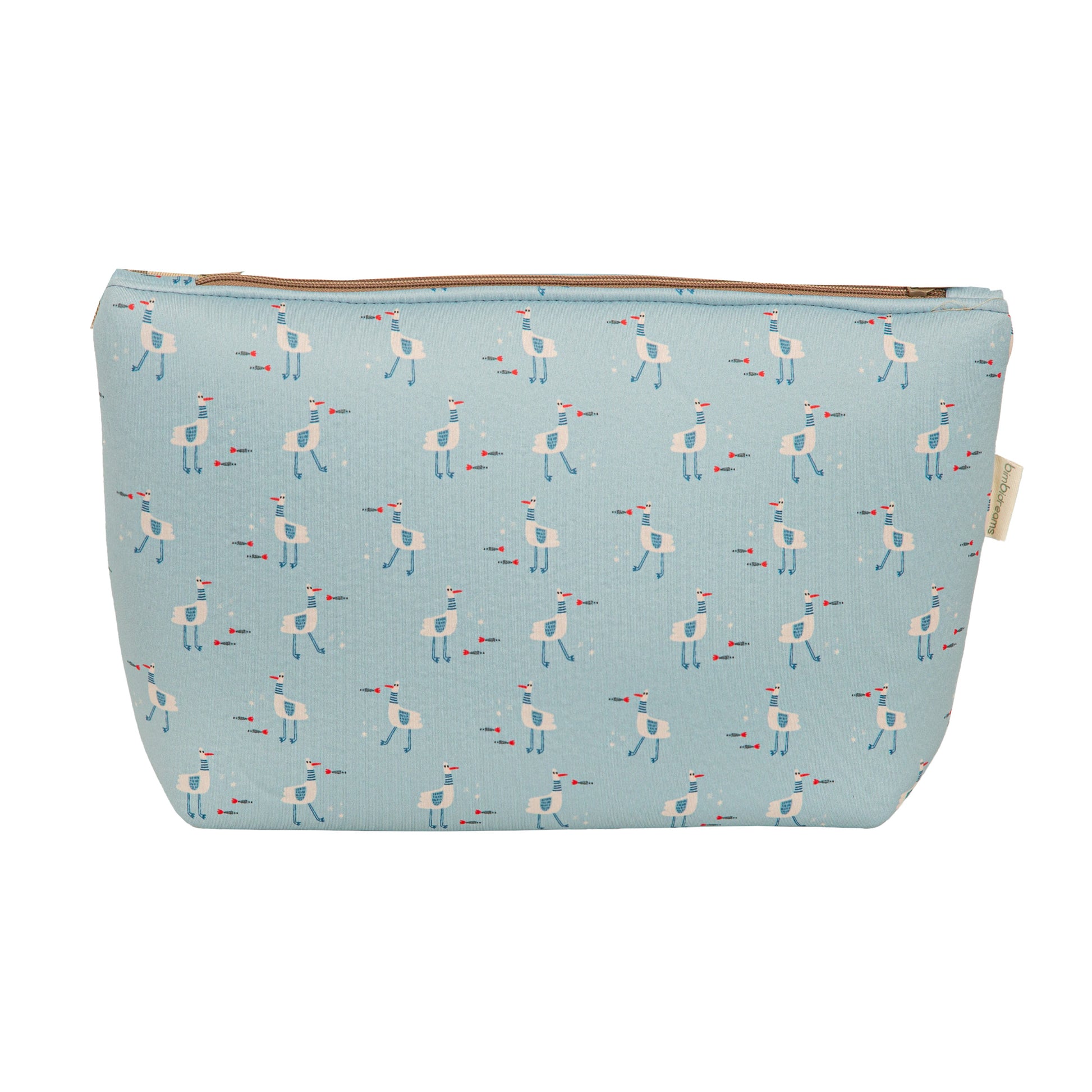 Bolso maternal organizador Gavina Azul 33x22x14