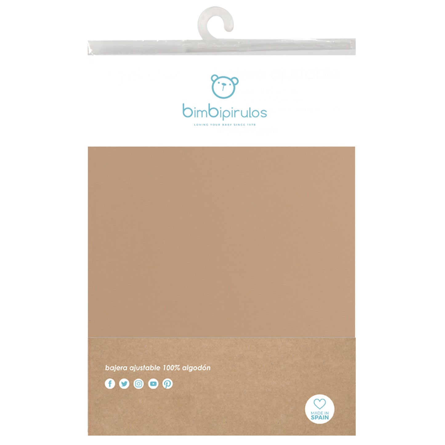 Bajera cuna algodon 100% Basics Lino Cama (90x200) 2