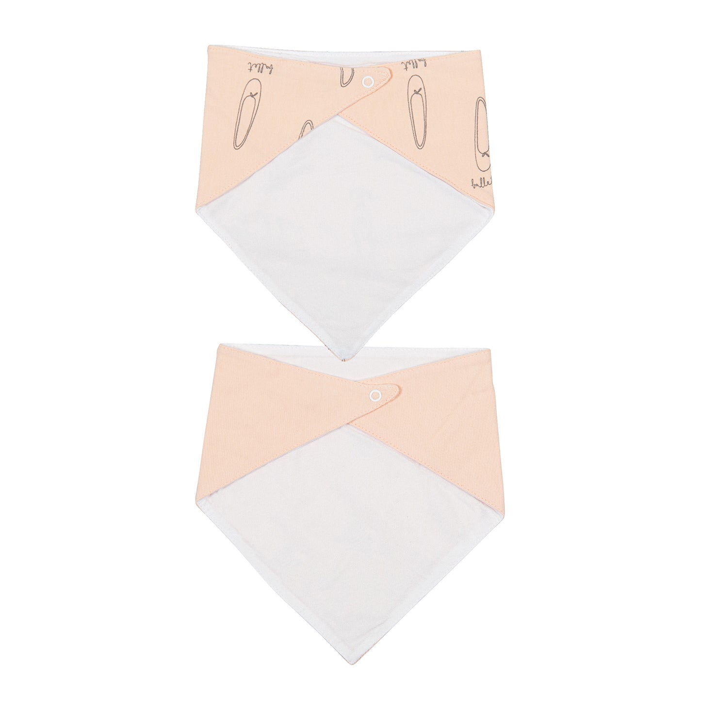 Babero bandana pack 2 Ballet Rosa 43x21 3