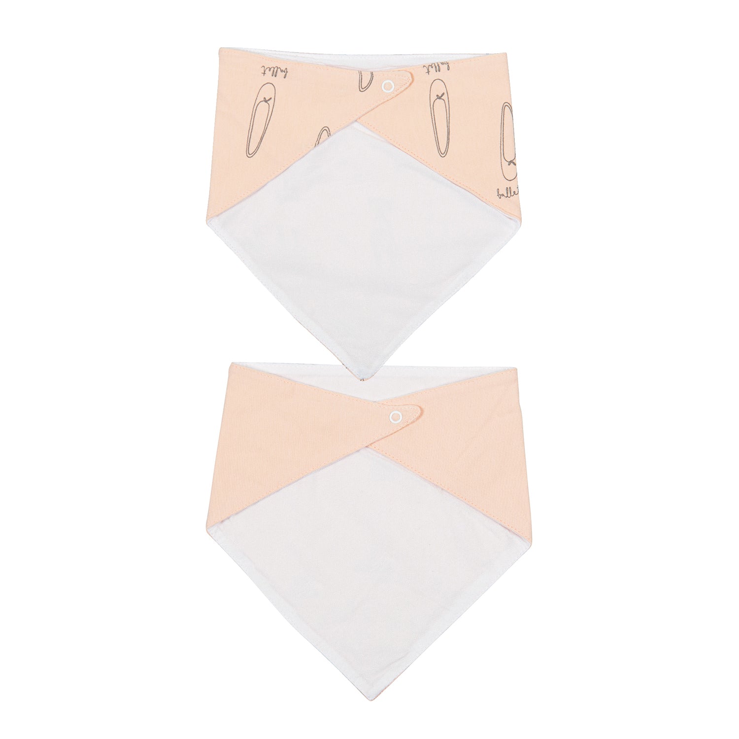 Babero bandana pack 2 Ballet Rosa 43x21 3