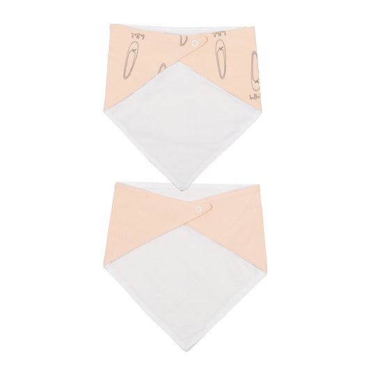 Babero bandana pack 2 Ballet Rosa 43x21 3