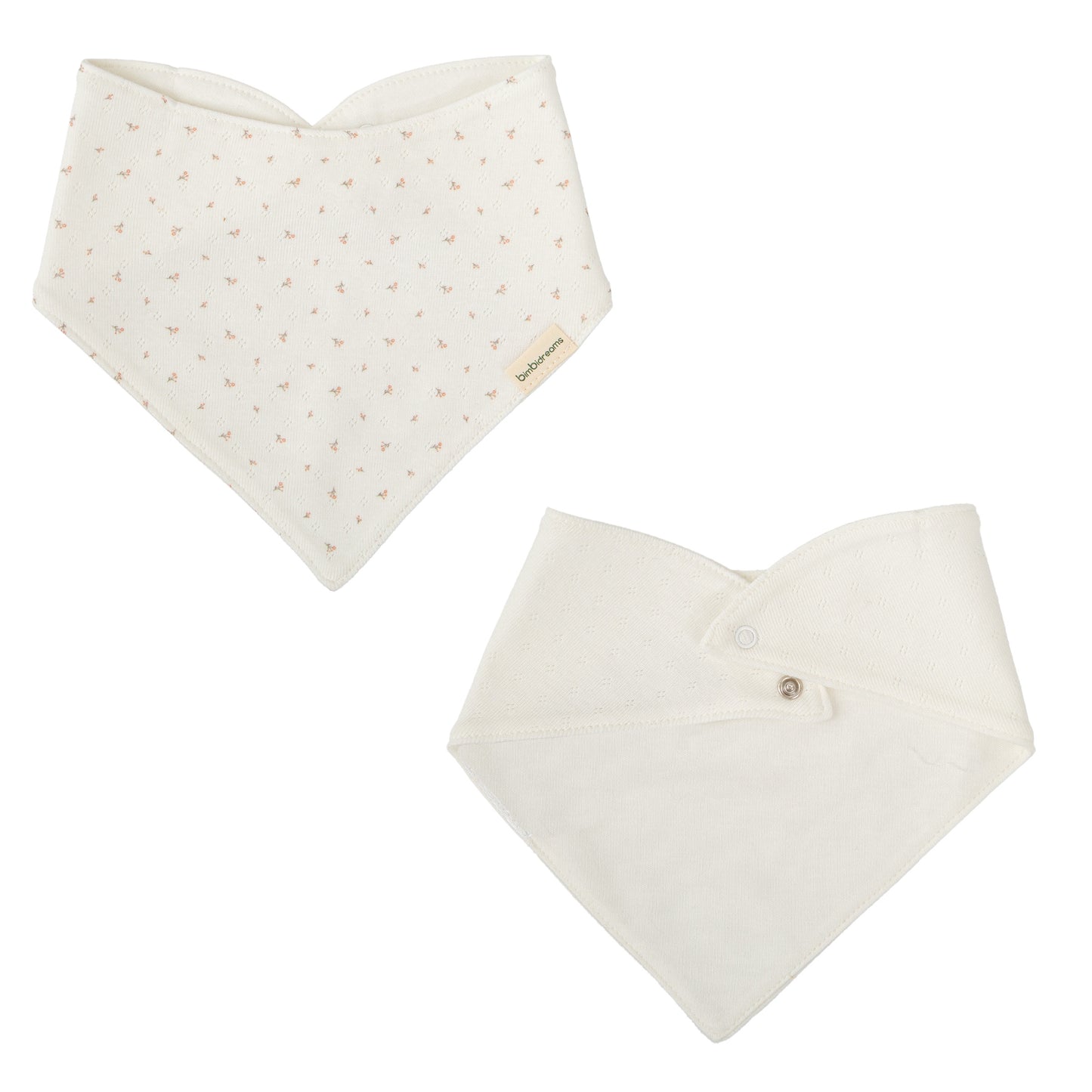 Babero bandana pack 2 Pointille Rosa 43x21 2