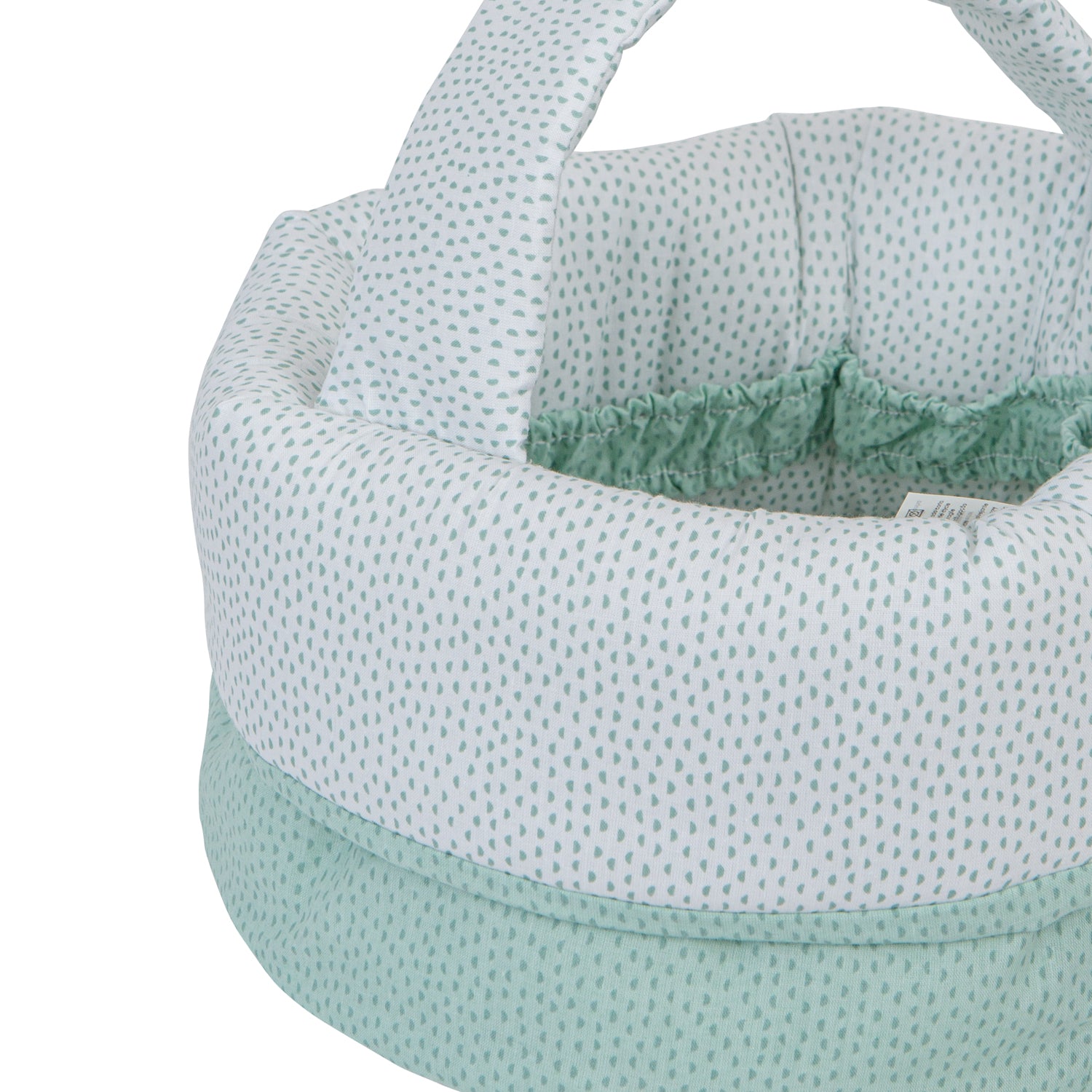 Cesta botellero bebé Lunas Verde 24x24x13 2