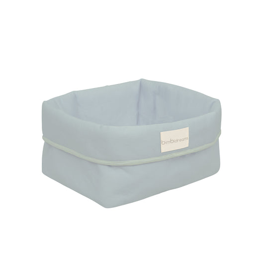Cesta botellero bebé Basics Azul Grisaceo 24x24x13