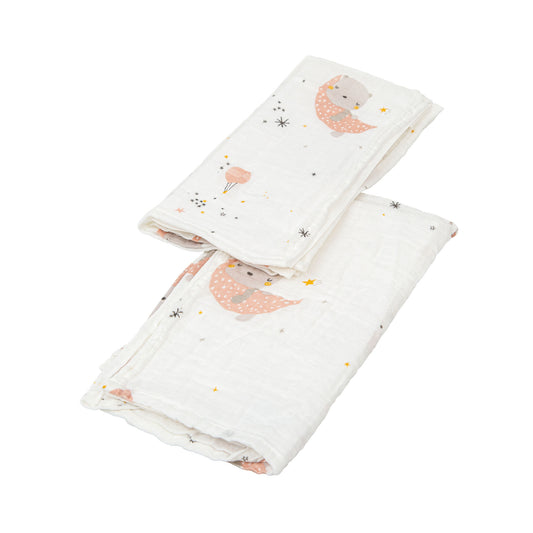 Gasas Bambú pack 2 volare Rosa 60x60