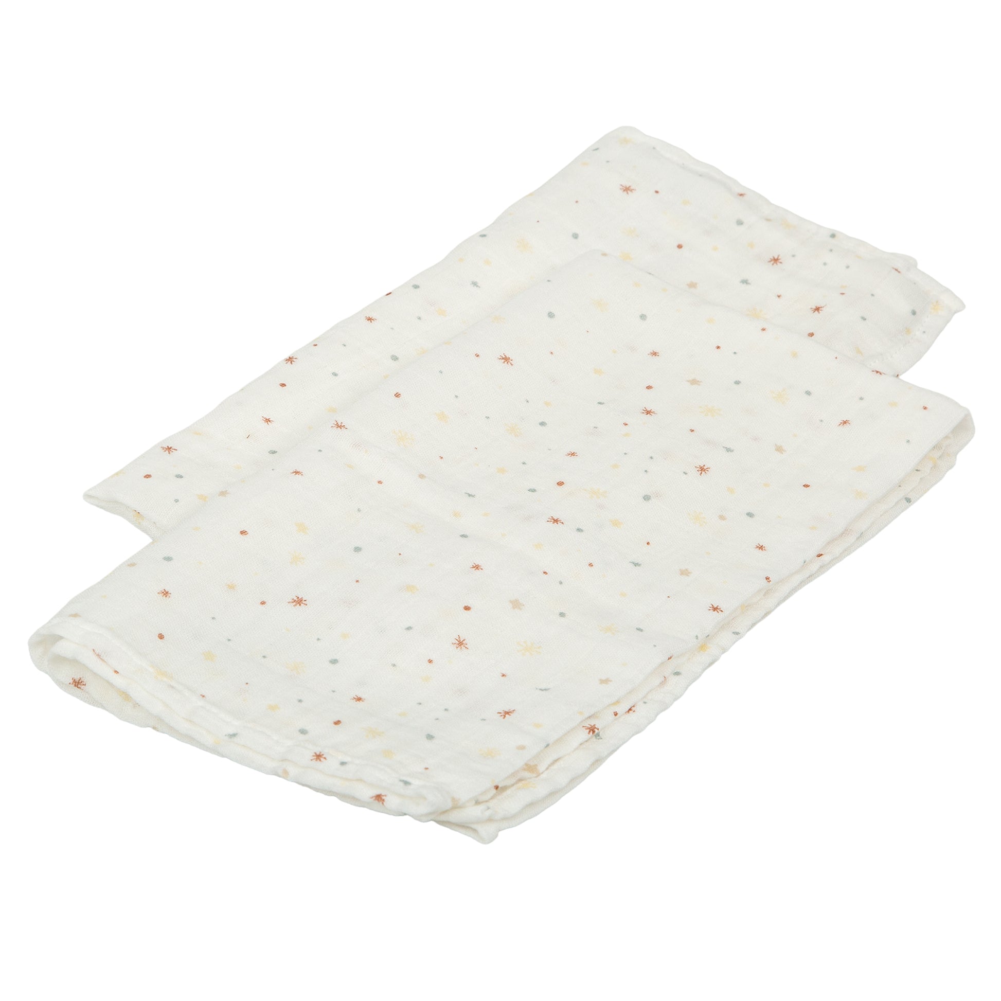 Gasas 100% algodon pack 2 Night Stars Multicolor 60x60