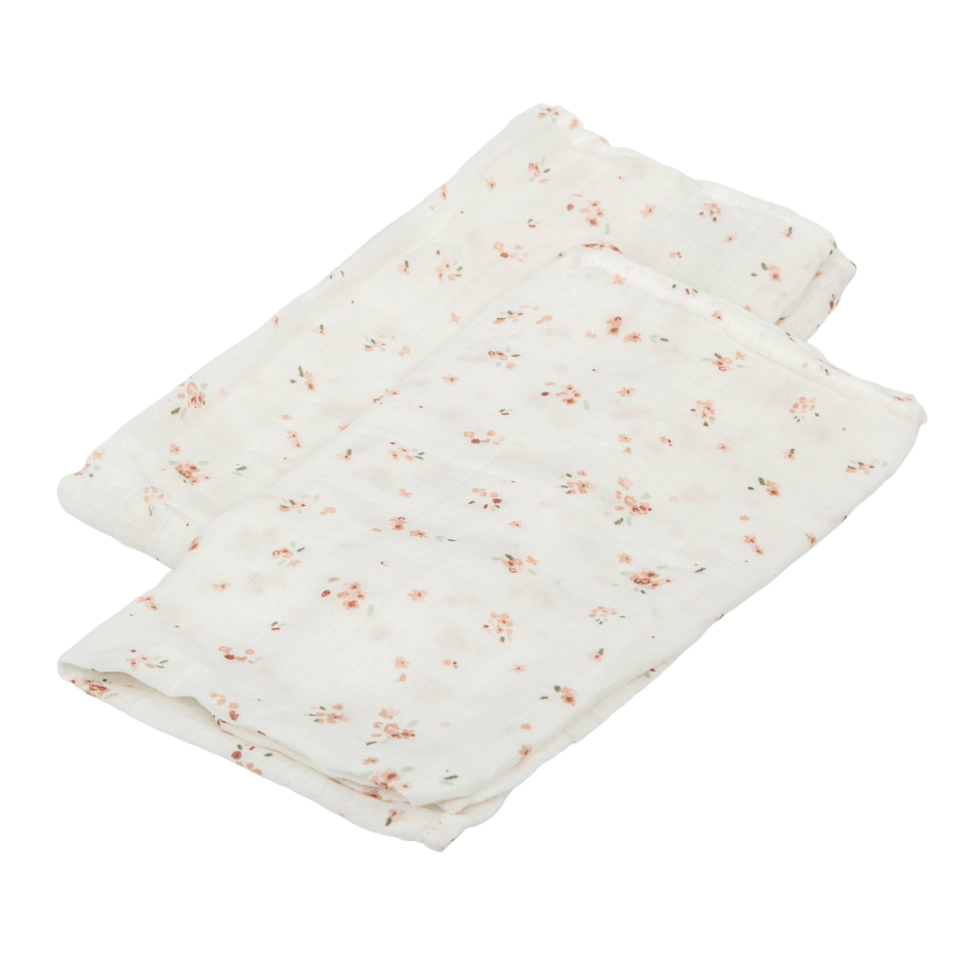 Gasas 100% algodon pack 2 Monet Blanco Rosa 60x60