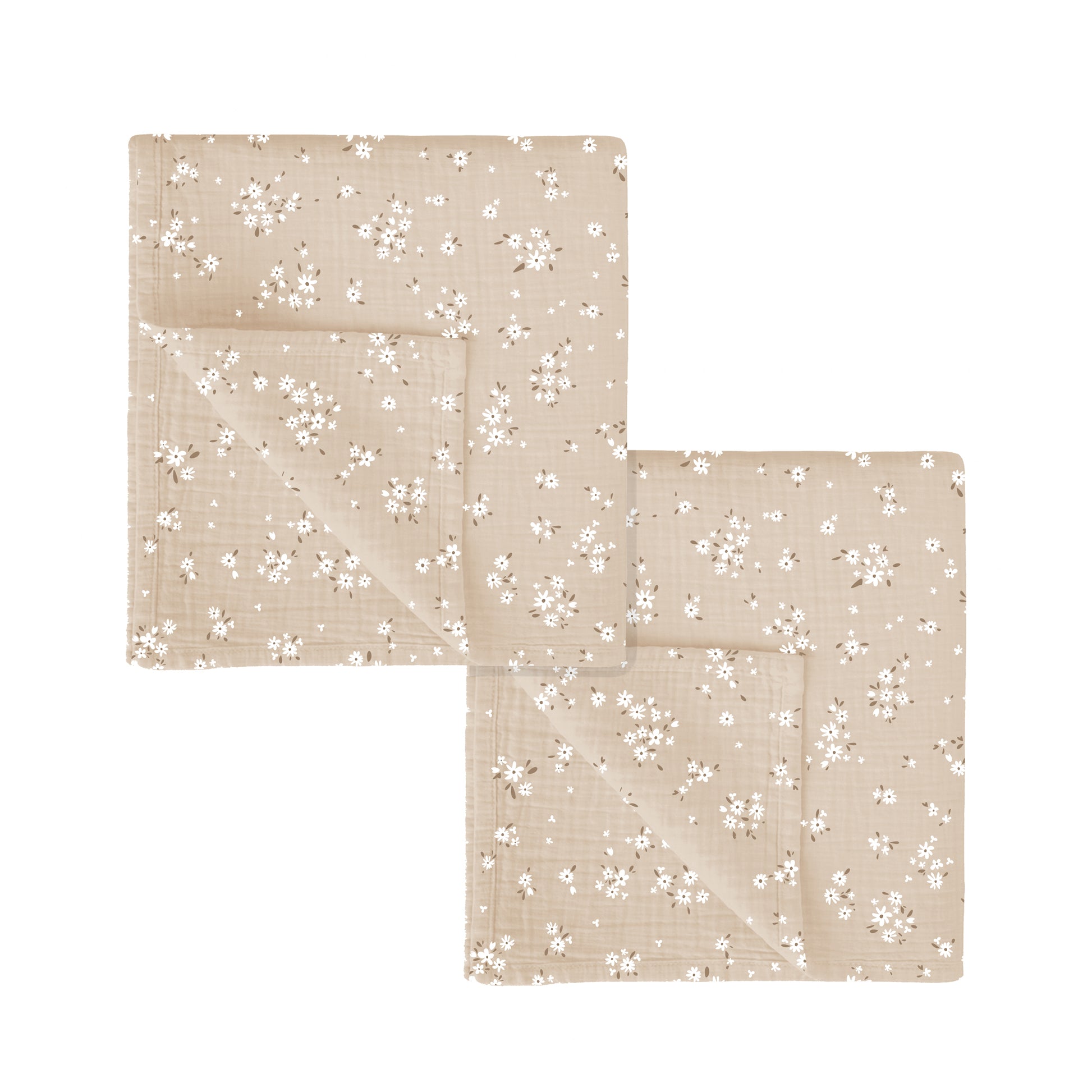 Gasas 100% algodon pack 2 Anaïs Lino 60x60